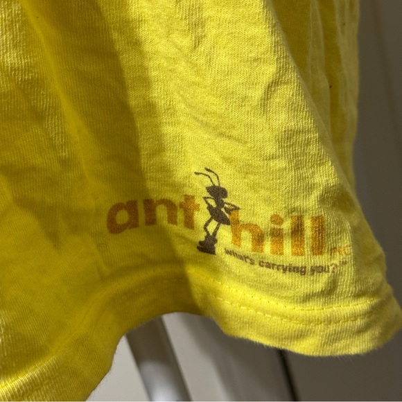 Port and Company Yellow Short Sleeve Tee - Picture 3 of 5